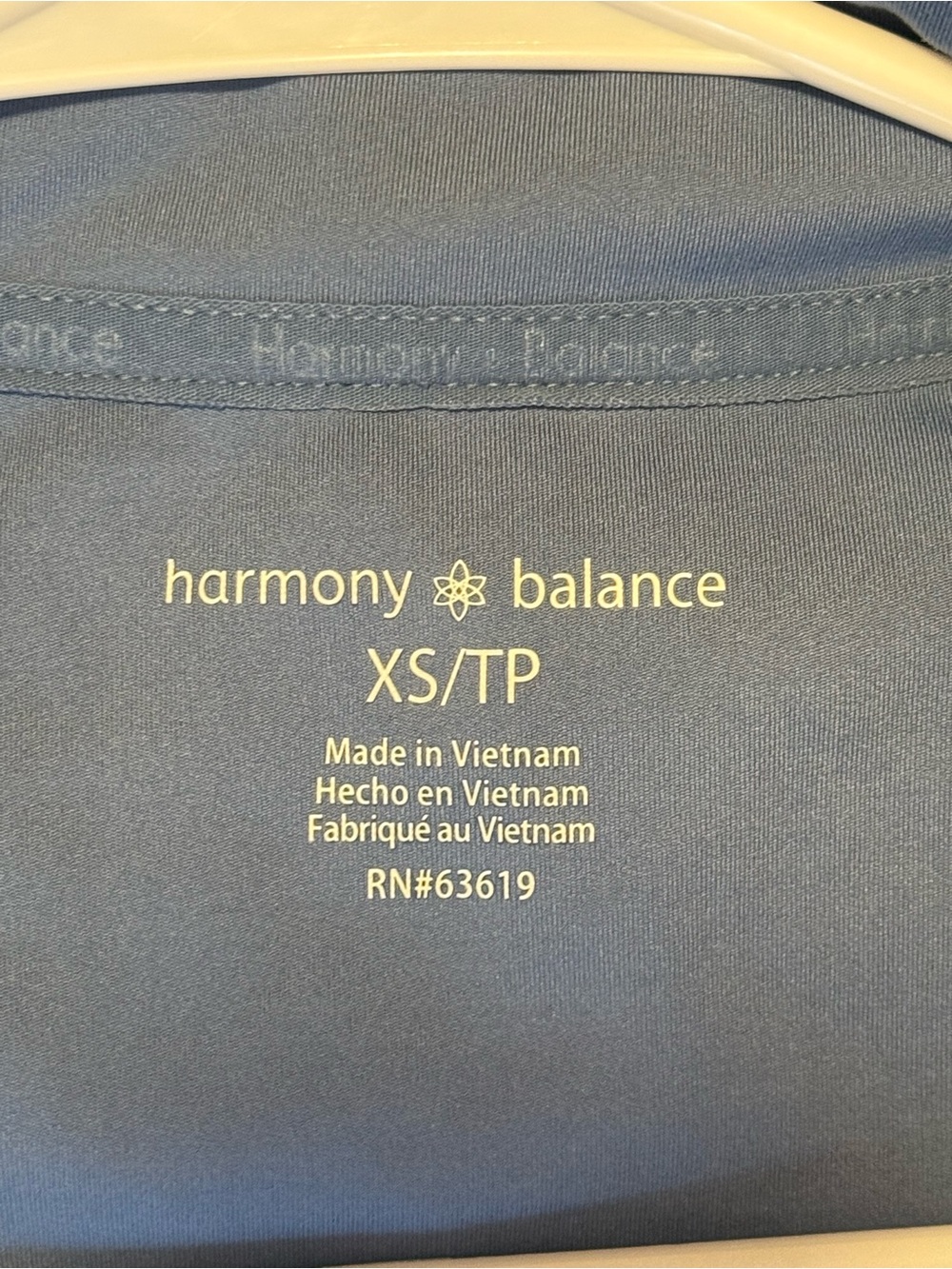 Women's slightly cropped Light Blue Active Full-Zip Jacket - Picture 3 of 4